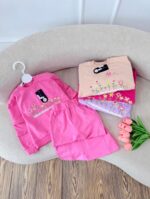 کد 2853 بلوز شلوار جلوگلدوزی طرح گل GARDEN