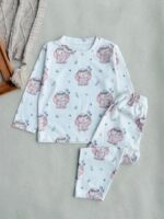 کد ۲۸۵۷ بلوز شلوار چاپی طرح آیلین - Image 3