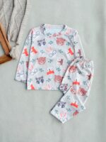 کد ۲۸۵۷ بلوز شلوار چاپی طرح آیلین - Image 4