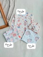 کد ۲۸۵۷ بلوز شلوار چاپی طرح آیلین - Image 2