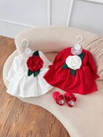 کد ۲۸۵۹ پیراهن طرح گل رز یلدا