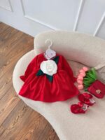 کد ۲۸۵۹ پیراهن طرح گل رز یلدا - Image 8