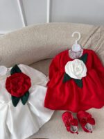 کد ۲۸۵۹ پیراهن طرح گل رز یلدا - Image 2