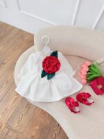 کد ۲۸۵۹ پیراهن طرح گل رز یلدا - Image 4