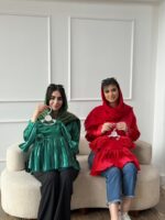 کد 2864 پیراهن ساتن مادر یلدا - Image 2