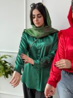 کد 2864 پیراهن ساتن مادر یلدا - Image 4