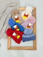 کد ۲۸۸۷ کلاه وارداتی خرس خجالتی - Image 4