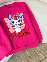 کد ۲۸۹۵ بلوز شلوار کرومی بال پروانه - Image 2