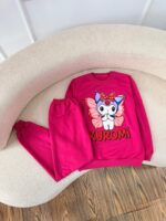 کد ۲۸۹۵ بلوز شلوار کرومی بال پروانه - Image 3