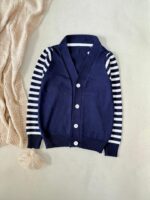 کد 2900 بافت راه راه جلو دکمه - Image 5