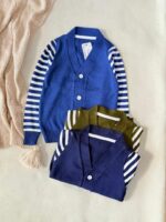 کد 2900 بافت راه راه جلو دکمه