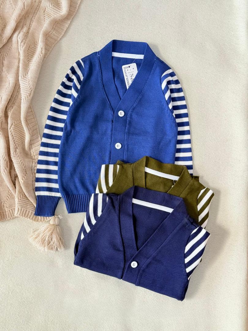 کد 2900 بافت راه راه جلو دکمه