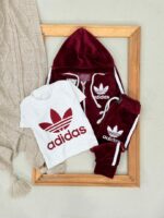 کد 2901 ست تیکه مخمل آمریکایی نخ کوب - Image 7