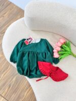 کد ۲۹۰۳ بادی اسکاچی سبز یقه قرمز - Image 3