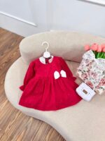 کد 2510 پیراهن سوزندوزی قرمز