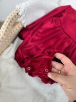 کد 2511 بادی مخمل قرمز طرح مرسانا - Image 5