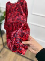 کد ۲۸۶۴ پیراهن مخمل طرح های مختلف زیبا - Image 13