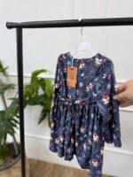 کد ۲۸۶۴ پیراهن مخمل طرح های مختلف زیبا - Image 9