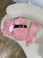 کد ۲۸۶۶ ست سه تیکه دورس و وست و شلوار وارداتی گربه - Image 4