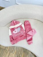 کد ۲۸۶۵ هودی شلوار وارداتی Two heart - Image 6