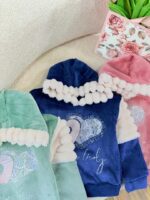 کد ۲۸۶۵ هودی شلوار وارداتی Two heart - Image 4