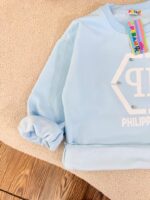 کد 2867 ست نگیندار و شلوار طرح qp - Image 3