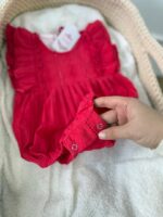 کد ۲۸۷۲ بادی سوزندوزی سرخابی طرح ثمین - Image 6