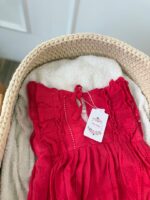 کد ۲۸۷۲ بادی سوزندوزی سرخابی طرح ثمین - Image 5