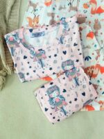 کد ۲۸۷۵ بلوز شلوار چاپی طرح مه گل - Image 8