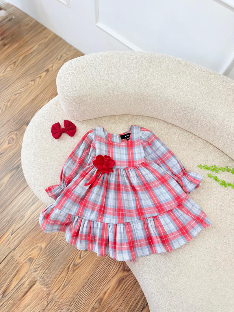 کد ۲۸۷۴ پیراهن چهارخونه طرح ترنم