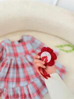 کد ۲۸۷۴ پیراهن چهارخونه طرح ترنم - Image 3