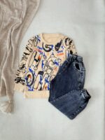 کد ۲۹۲۳ بلوز دورس و شلوار جین GIVE COME - Image 5