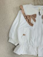 کد ۲۹۳۰ سویشرت وارداتی طرح یقه بافت قشنگ - Image 6