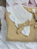 کد ۲۹۳۰ سویشرت وارداتی طرح یقه بافت قشنگ - Image 7