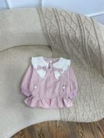 کد ۲۹۳۰ سویشرت وارداتی طرح یقه بافت قشنگ - Image 5