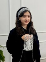 کد ۲۹۳۸ تل توری سفید طرح رها