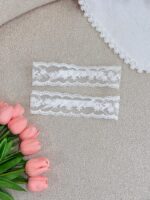 کد ۲۹۳۸ تل توری سفید طرح رها - Image 5