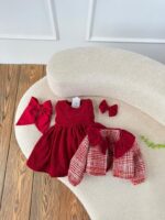 کد 2820 کت سارافون قرمز - Image 6