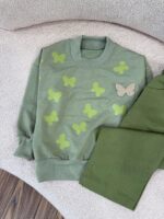 کد ۲۹۴۵ بلوز شلوار طرح پروانه های ماتیلدا - Image 4