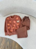 کد ۲۹۴۵ بلوز شلوار طرح پروانه های ماتیلدا - Image 5