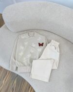 کد ۲۹۴۵ بلوز شلوار طرح پروانه های ماتیلدا - Image 2