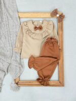 کد ۲۹۴۷ بلوز شلوار مازراتی طرح پاپیون - Image 6