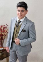 کد ۲۹۴۹ کت و شلوار دامادی پسرانه - Image 4