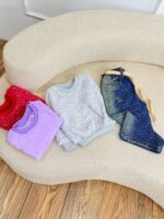 کد ۲۹۶۰ تک بلوز خز پولکی - Image 4