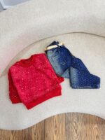 کد ۲۹۶۰ تک بلوز خز پولکی - Image 2