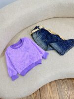 کد ۲۹۶۰ تک بلوز خز پولکی - Image 3