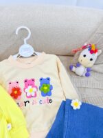 کد 2968 بلوز شلوار وارداتی طرح bear is cute - Image 6