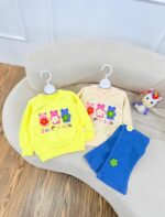 کد 2968 بلوز شلوار وارداتی طرح bear is cute