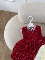 کد 2979 کت سارافون مخمل پولکی و کت تدی - Image 4