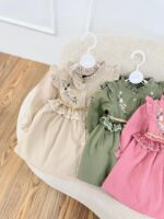 کد 2980 پیراهن لینن کمر کنفی - Image 6